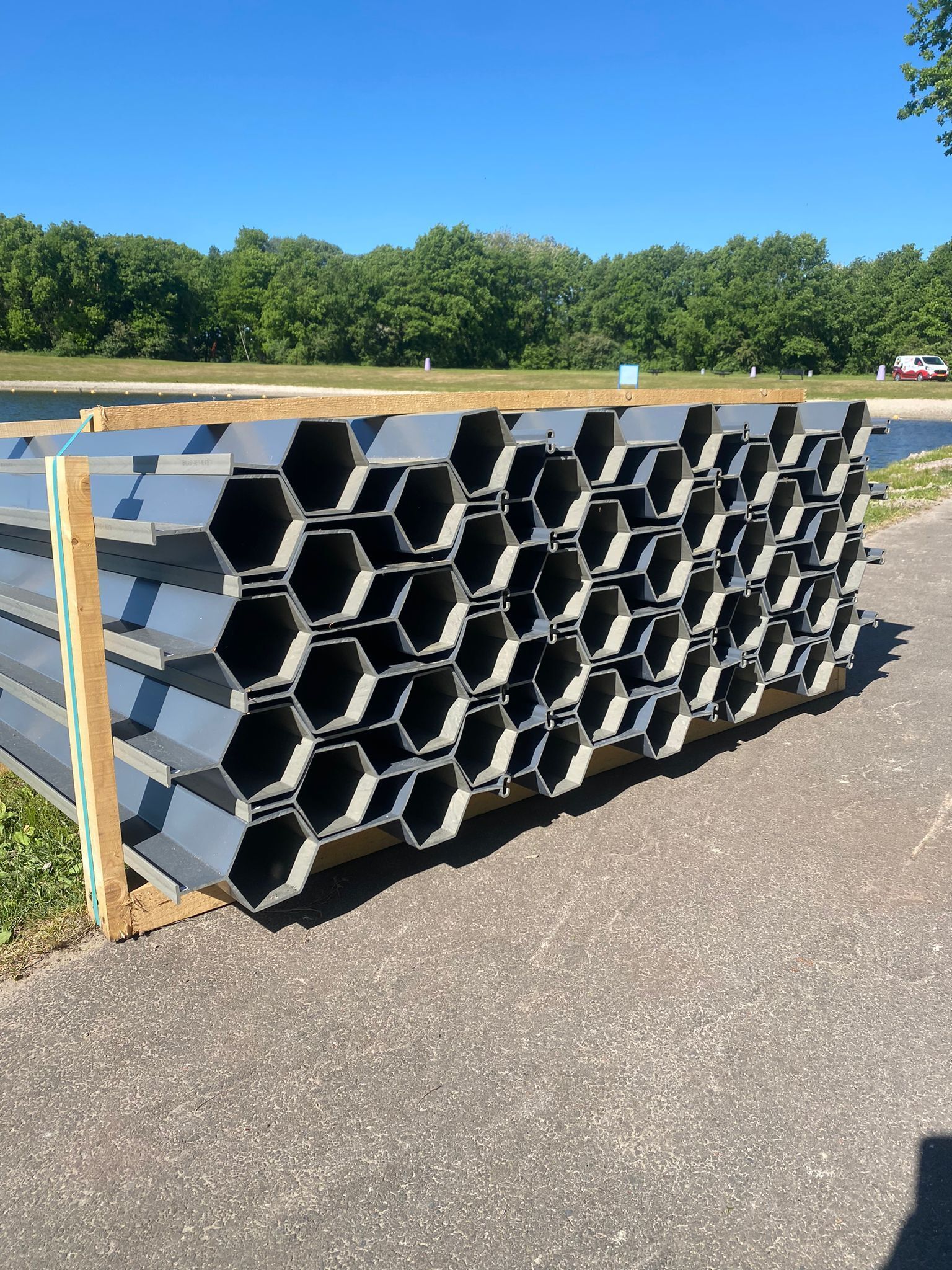 Bank reinforcement renovation