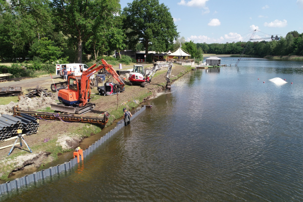 Bank reinforcement renovation